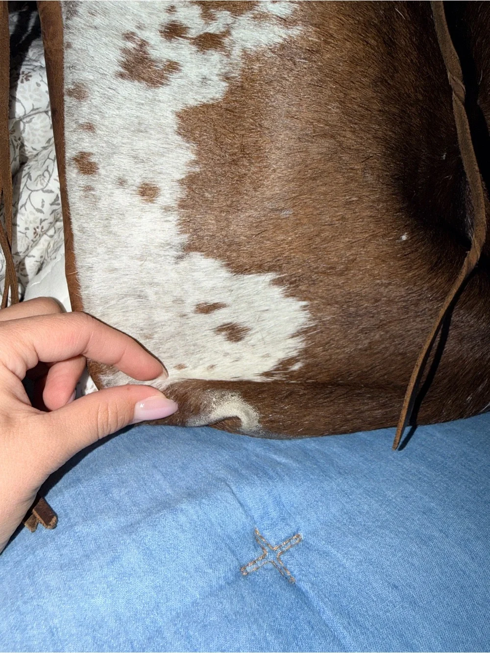 Gypsy Belt Co - Cowhide and Leather Nikki Purse
